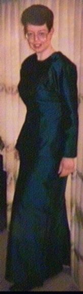 Bethli in 1992, en route to the Simpson Grierson Christmas Ball